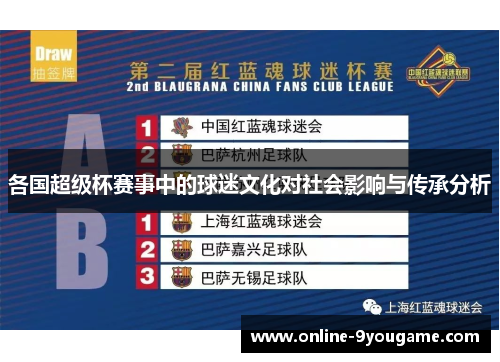 各国超级杯赛事中的球迷文化对社会影响与传承分析 各国超级杯赛事中的球迷文化对社会影响与传承分析
